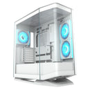 Cougar FV270 RGB WHITE Mid Tower E-ATX Case, 420mm GPU Supported, Build-in ARGB