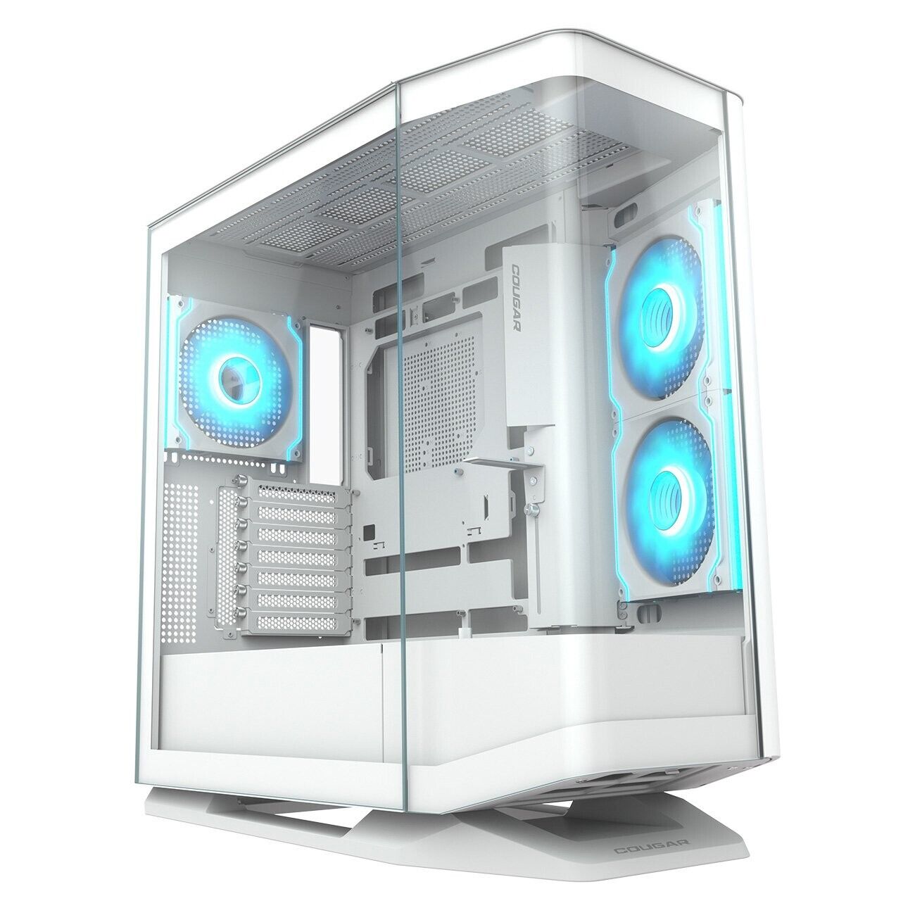 Cougar FV270 RGB WHITE Mid Tower E-ATX Case, 420mm GPU Supported, Build-in ARGB