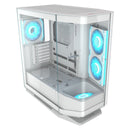 Cougar FV270 RGB WHITE Mid Tower E-ATX Case, 420mm GPU Supported, Build-in ARGB