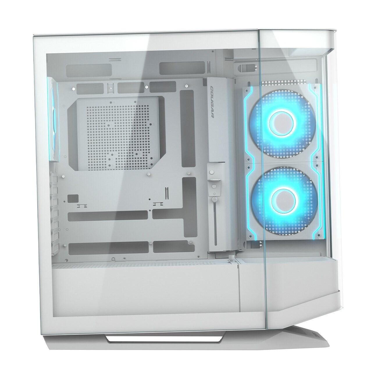 Cougar FV270 RGB WHITE Mid Tower E-ATX Case, 420mm GPU Supported, Build-in ARGB