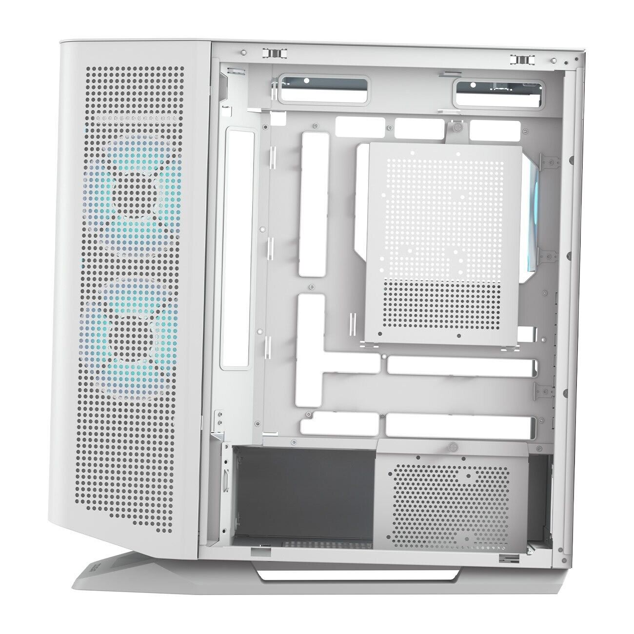Cougar FV270 RGB WHITE Mid Tower E-ATX Case, 420mm GPU Supported, Build-in ARGB