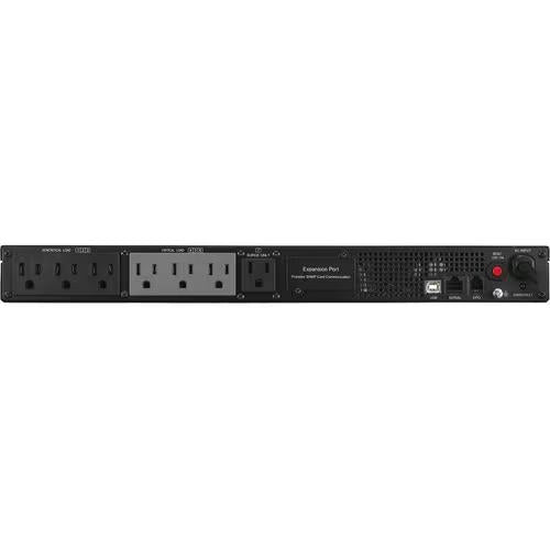 CyberPower PR500LCDRT1U Smart App Sinewave 7 Outlets 500Va 400W 1U Rack UPS