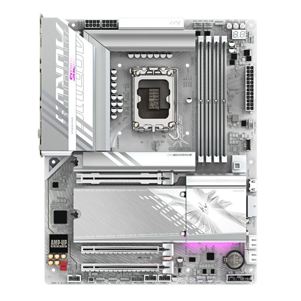 Gigabyte Z890M AORUS ELITE WF7 ICE Ultra Core Series 2 LGA 1851 Intel Z890 DDR5