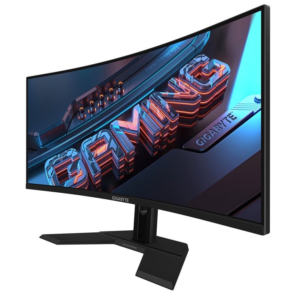 Gigabyte GS34WQC US1 34" VA Curved Gaming Monitor WQHD 3440x1440-120Hz/OC 135Hz