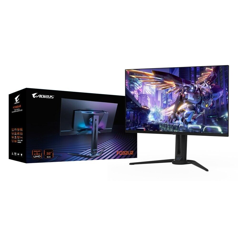 Gigabyte AORUS FO32U2 SA1 32" QD OLED Gaming Monitor - UHD 3840x2160-240Hz