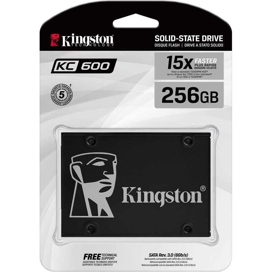 Kingston SKC600/256G KC600 256 GB Solid State Drive - 2.5" Internal - (SATA/600)