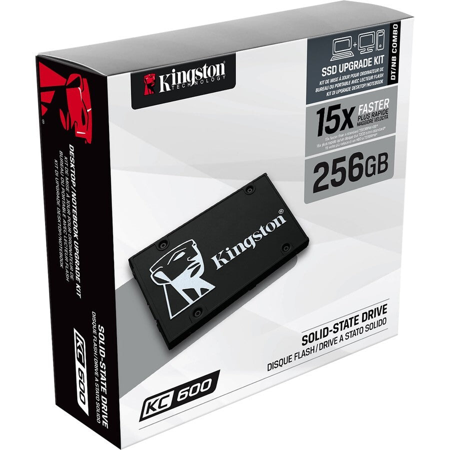 Kingston SKC600/256G KC600 256 GB Solid State Drive - 2.5" Internal - (SATA/600)