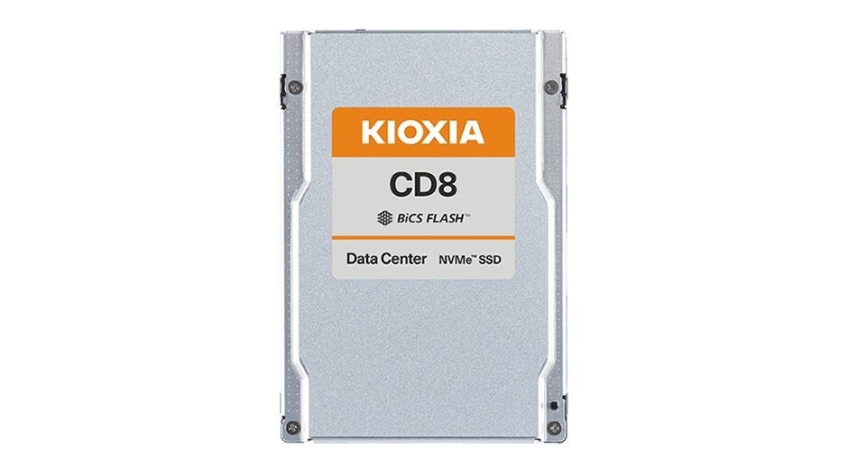 Kioxia KCD8DPUG15T3 CD8-R Series 15,360 GB 2.5-inch 15mm thickness PCIe 5.0 NVMe