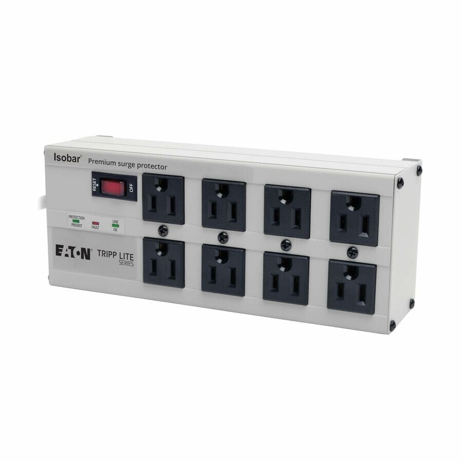 Eaton ISOBAR8ULTRA 8-Outlet Isobar Metal Surge Protector 3840 Joules w 12Ft Cord