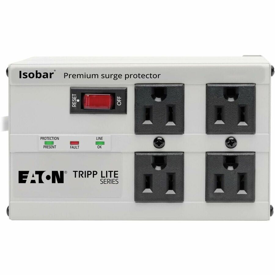 Eaton ISOBAR4ULTRA 4-Outlet Isobar Metal Surge Protector 3330 Joules w 6Ft Cord