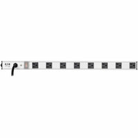 Eaton PS2408 8-Outlet 24" Vertical Power Strip 15A RackMount w 15Ft Cord Silver