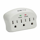 Eaton SK3-0 3-Outlet Surge Protector Direct Plug-In 660 Joules w LED 1875VA