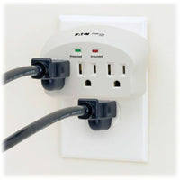 Eaton SK3-0 3-Outlet Surge Protector Direct Plug-In 660 Joules w LED 1875VA