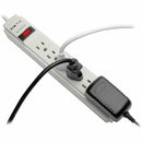 Eaton TLP608 6-Outlet Power Surge Protector w 8Ft Cord 990 Joules LED White Gray