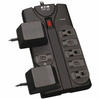 Eaton TLP808B 8-Outlet Power Surge Protector w 8Ft Cord 1440 Joules LED Black