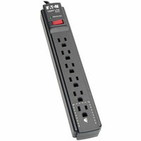 Eaton TLP615B 6-Outlet Power Surge Protector w 15Ft Cord 790 Joules LED Black