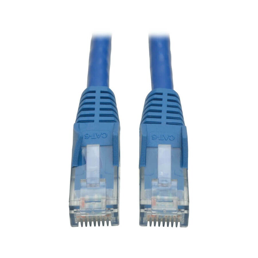 Eaton N201-010-BL 10FT CAT6 Snagless Molded UTP Ethernet Gigabit RJ45 Cable Blue