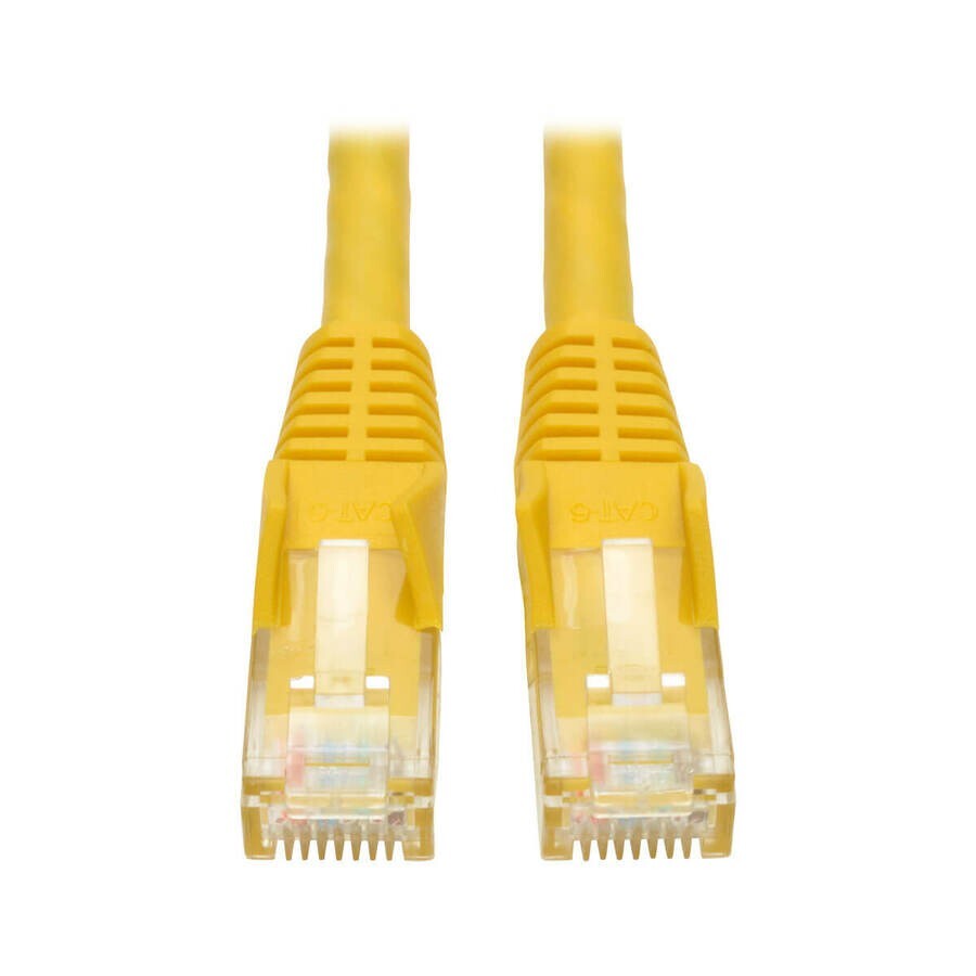 Eaton N201-003-YW 3FT CAT6 Snagless Molded UTP Ethernet Gigabit RJ45 Cable YLW