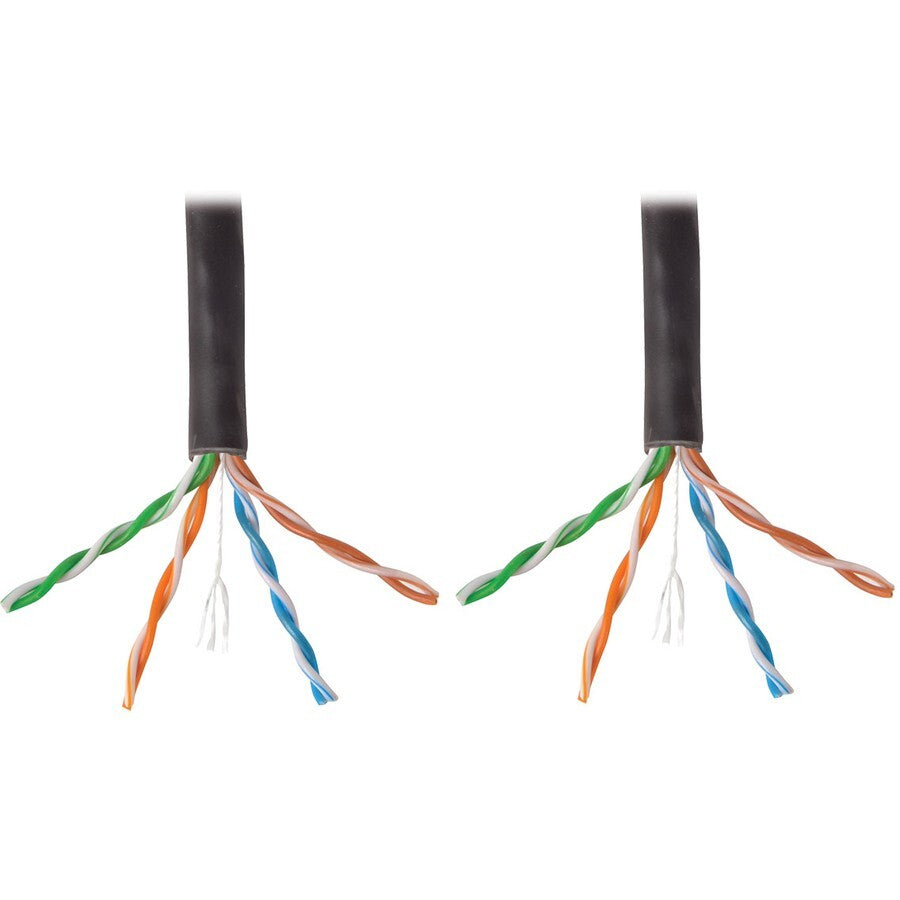 Eaton N222-01K-BK 1000Ft CAT6 Gigabit Solid Core UTP PVC Ethernet Cable Black