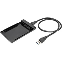 Eaton U357-025-UASP 6" USB 3.0 External 2.5" SSD HDD SATA Drive Enclosure Black