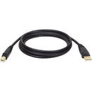 Eaton U022-015 15Ft USB 2.0 Type A to B M/M Data Transfer Cable Black