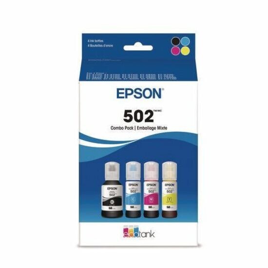 Epson T502120-BCS T502 Claria Ultra High Yield Cartridge CYMK 4-Colors per Order