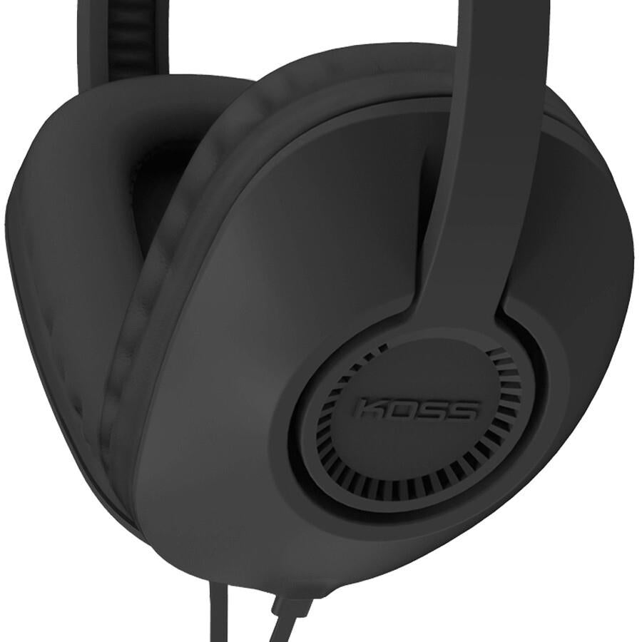 KOSS 195083 UR23i 4Ft Over the Head Stereo Headset On-Cable Mic 3.5mm Wire Black