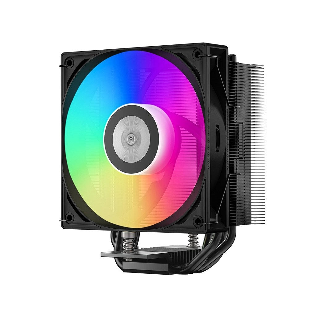 PCCOOLER RT400 ARGB BK CPS CPU Air Cooler, 4 Heat pipes, Heatsink shifted