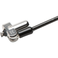 Kensington K64440WW 6Ft N17 Keyed Laptop Lock Carbon Steel UL Black Silver