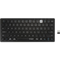 Kensington K75502US Multi-Device Dual Wireless Compact Keyboard - Bluetooth/RF