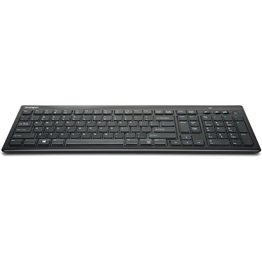 Kensington K72344US SlimType Wireless Keyboard RF USB Media Keys Windows Mac