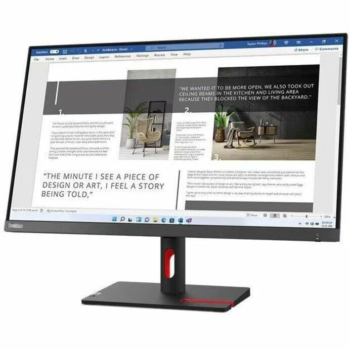 Lenovo 63DFKAT4US ThinkVision S27i-30 27" FHD Monitor 16:9 1920x1080 HDI- VGA