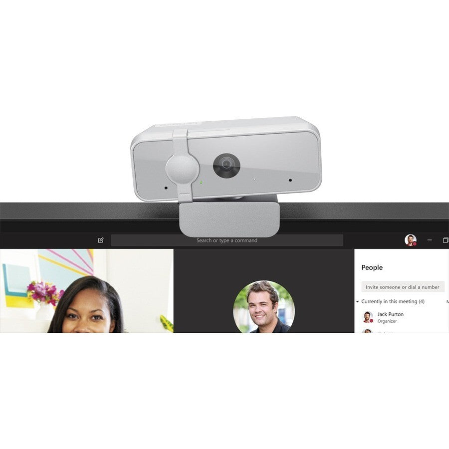 Lenovo GXC1B34793 Video Conferencing Camera Mic 1920x1080 8MP 30FPs USB Gray