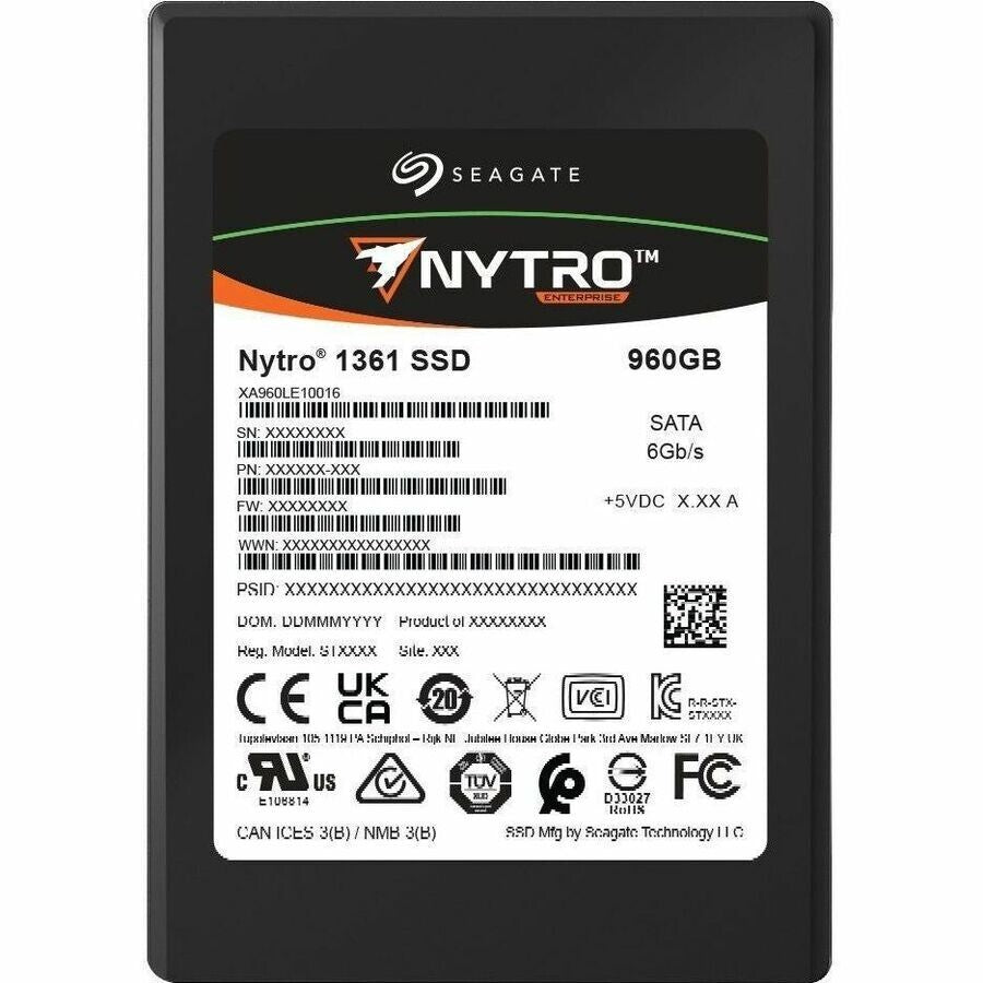 Seagate XA960LE10016 Nytro 1361 960 GB Solid State Drive - 2.5" Internal - SATA