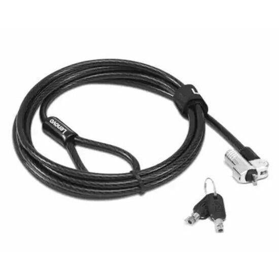 Lenovo 4XE1L51710 5.9Ft NanoSaver T-Bar Key Cable Lock Carbon Steel Plastic