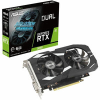 Asus DUAL-RTX3050-6G NVIDIA GeForce RTX 3050 Graphic Card - 6 GB GDDR6 - HDI-