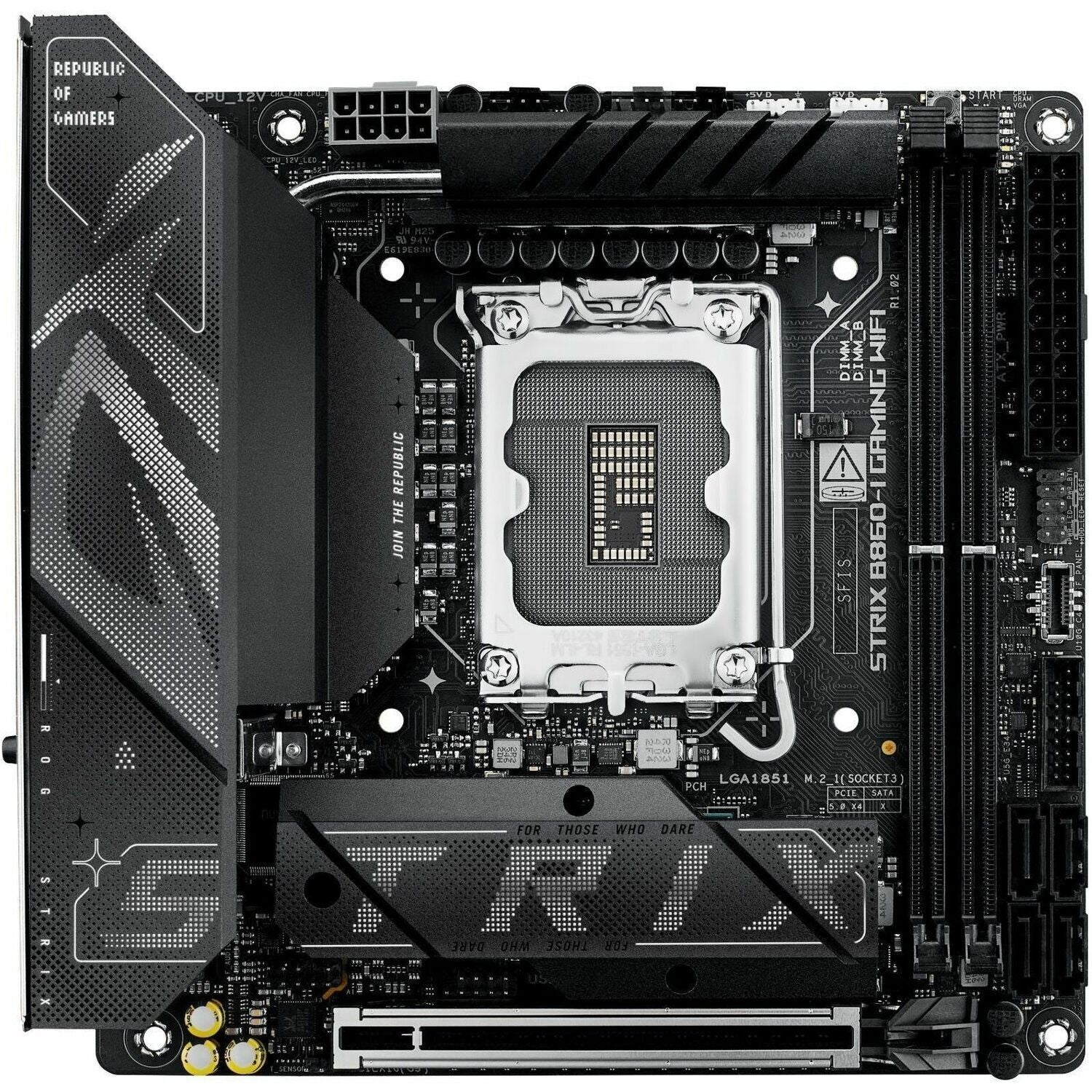 Asus ROG Strix B860-I GAMING WIFI Gaming Desktop Motherboard Intel B860 Chipset