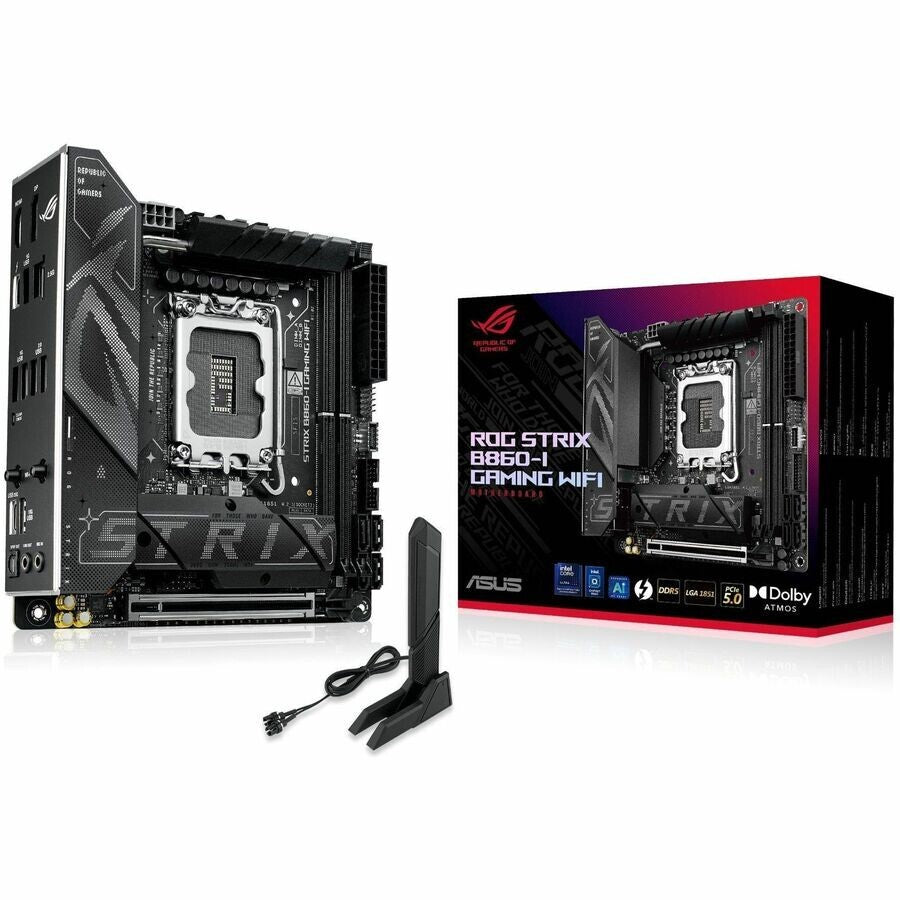 Asus ROG Strix B860-I GAMING WIFI Gaming Desktop Motherboard Intel B860 Chipset