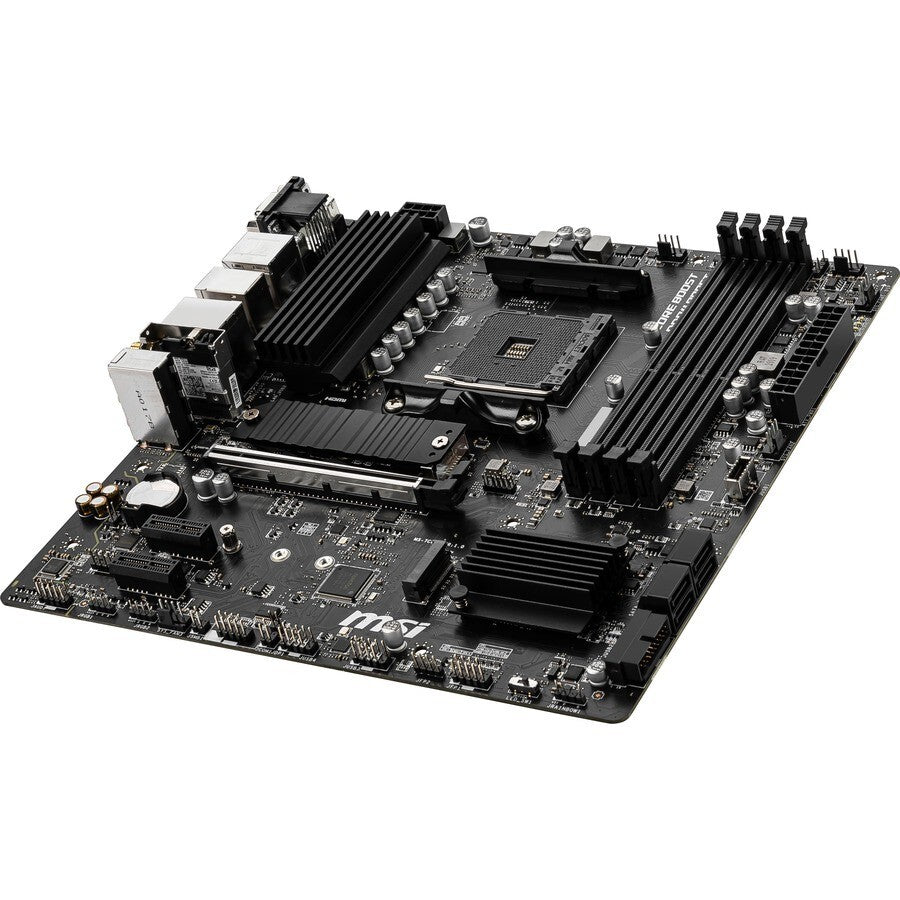MSI B550MPVDHWIFI B550 AMD AM4 WiFi 4x DDR4 VGA HDI- DP SATA mATX Motherboard