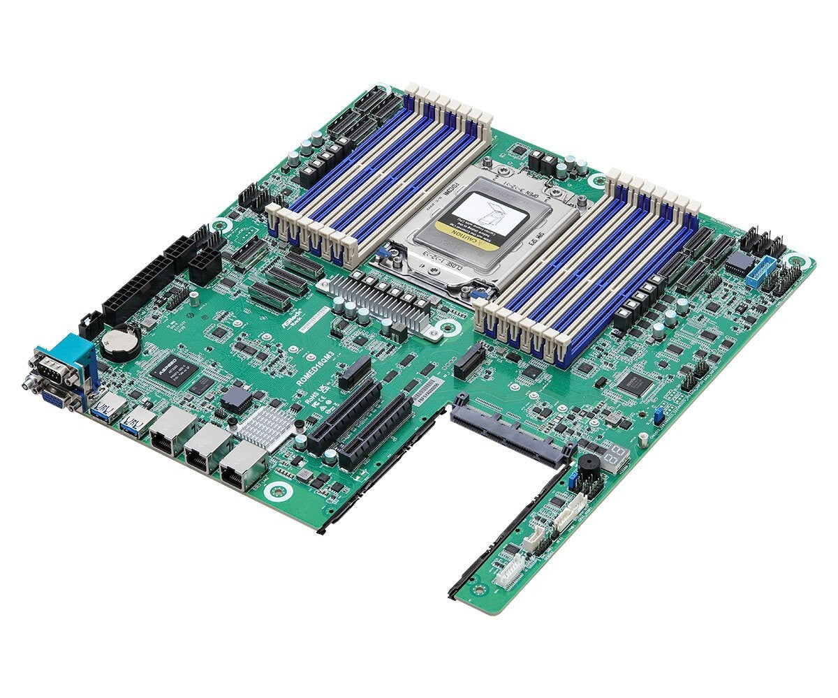 Asrock ROMED16QM3 EEB Single Socket SP3 LGA4094 SoC Chipset Server Motherboard