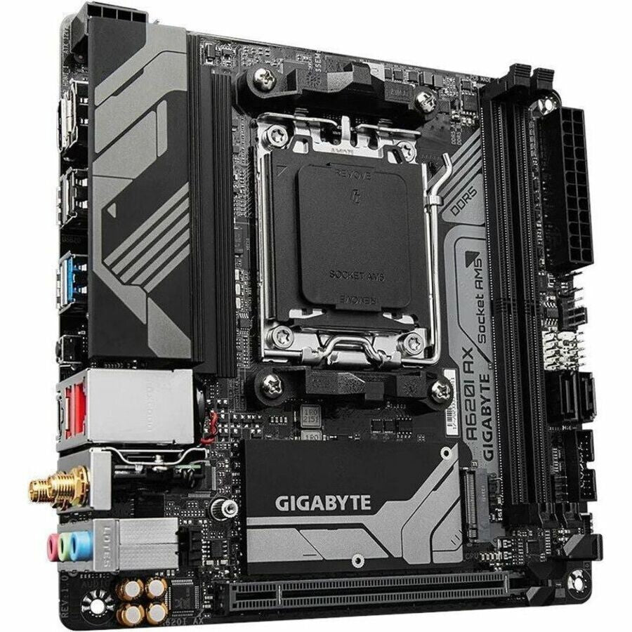 Gigabyte A620I AX Ultra Durable Gaming Desktop Motherboard - AMD A620 Chipset