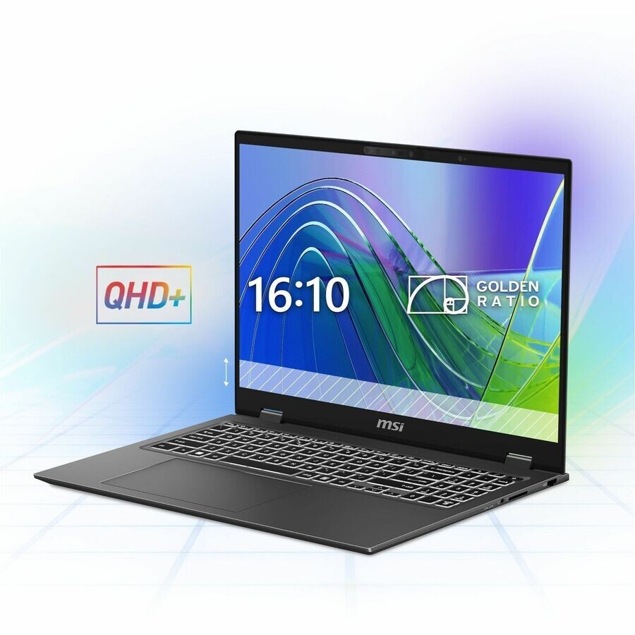 MSI PRE16EVO14020 Prestige AI EVO 16 in 4K OLED Ultrabook Laptop, Intel Core
