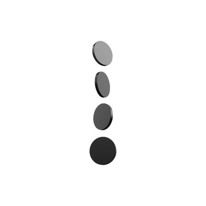 Mobile Pixels 106-1002P02 4/Pack Laptop Magnets Neodymium for DUEX TRIO BLACK