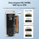 MAIWO K1695 SLIVER Tool Free USB4.0 40Gbps to NVMe SSD Enclosure