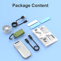 MAIWO K1695 SLIVER Tool Free USB4.0 40Gbps to NVMe SSD Enclosure