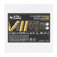 Super Flower SF-850F14XG (WH) Leadex VII XG 850W 80+ Gold White, Cybenetics