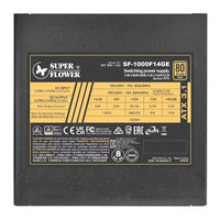 Super Flower SF-1000F14GE Leadex III ATX 3.1 1000W, Cybenetics Platinum 80+ Gold