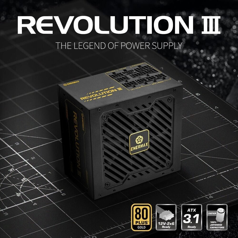 Enermax EP-RV3-850G-FR REVOLUTION III 850W / 80 PLUS Gold / ATX 3.1 Power Supply