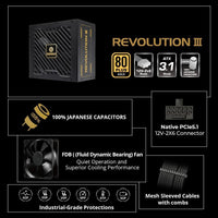 Enermax EP-RV3-850G-FR REVOLUTION III 850W / 80 PLUS Gold / ATX 3.1 Power Supply