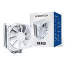 MONTECH NX400W NX400 CPU Air Cooler, Single Tower, 4 Advanced Heat Pipes, 52-fin